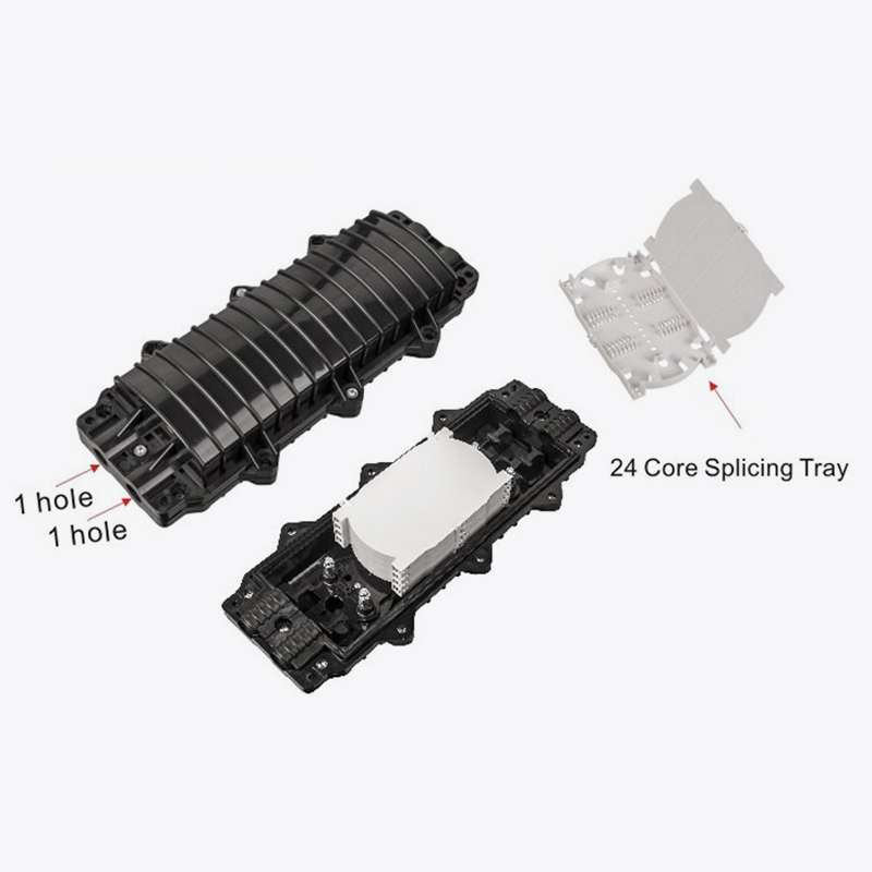 T6-003-B 96 Core Fiber Optic Splice lukning