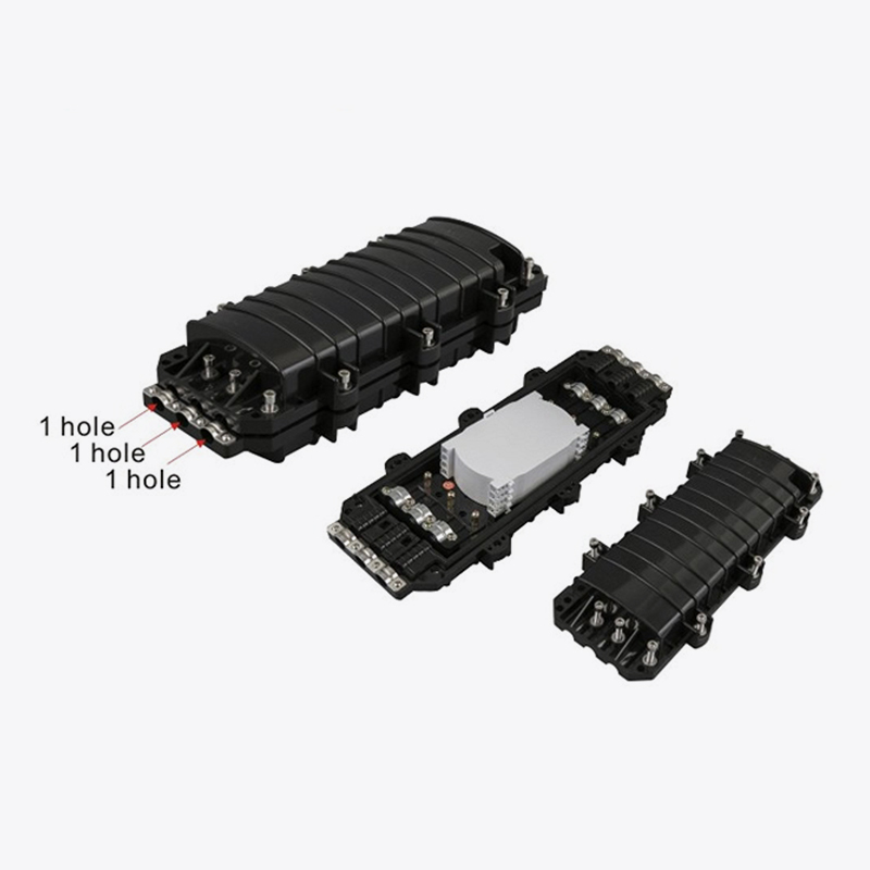 T6-005 96/144 Core Fiber Optic Splice lukning