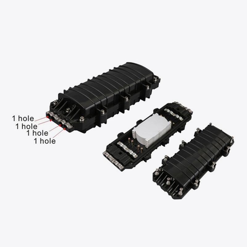 T6-006 96/144 Core Fiber Optic Splice lukning