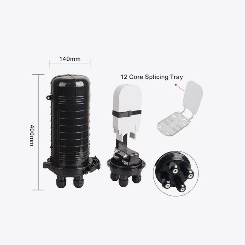 T6-107M 72 Core Fiber Optic Splice lukning