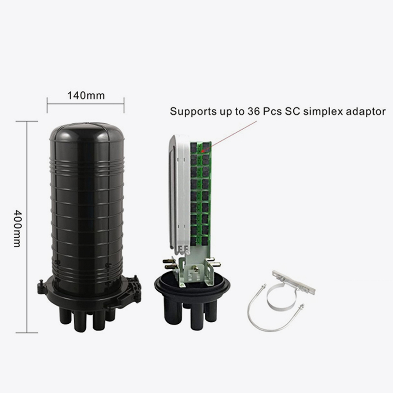 T6-109H 48 Core Fiber Optic Splice lukning