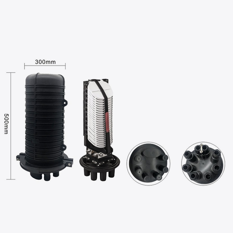 T6-111 576 Core Fiber Optic Splice lukning