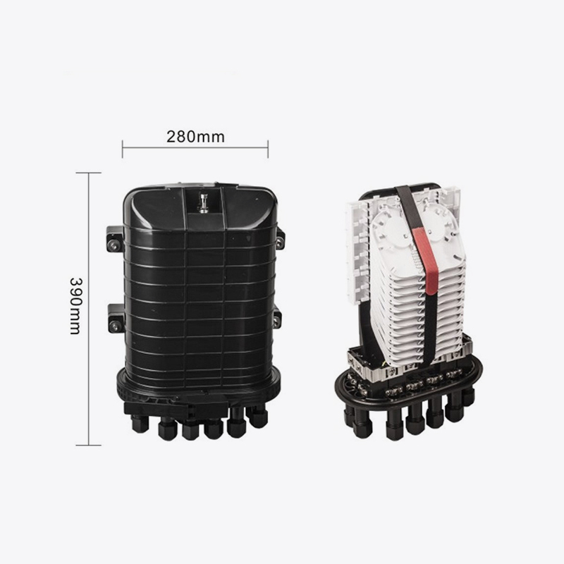 T6-112m 144 Core / 288 Core Fiber Optic Splice lukning