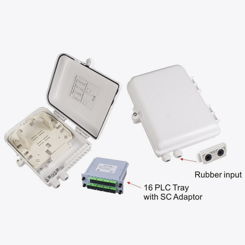 T7-225B-PLC 16 Core Fiber Optic Distribution Box